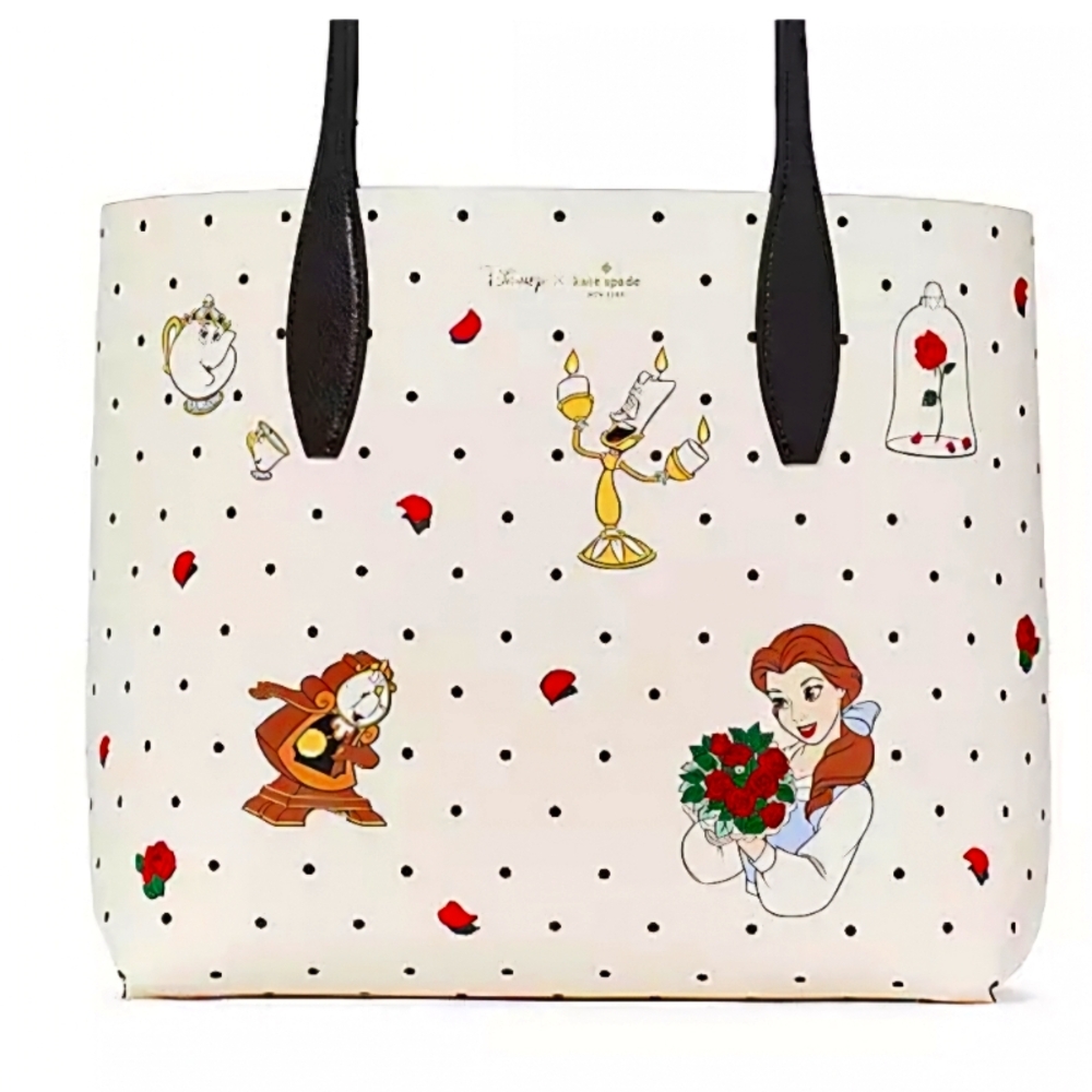 Disney X Kate Spade New York Beauty And The Beast Small Reversible Tote